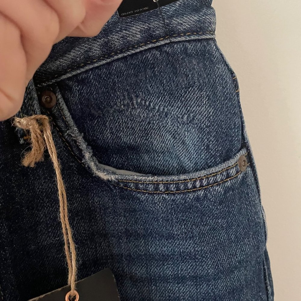 NWT Lee Vintage Modern High Rise Straight Leg Ankle 25 KC Blues - Picture 11 of 16